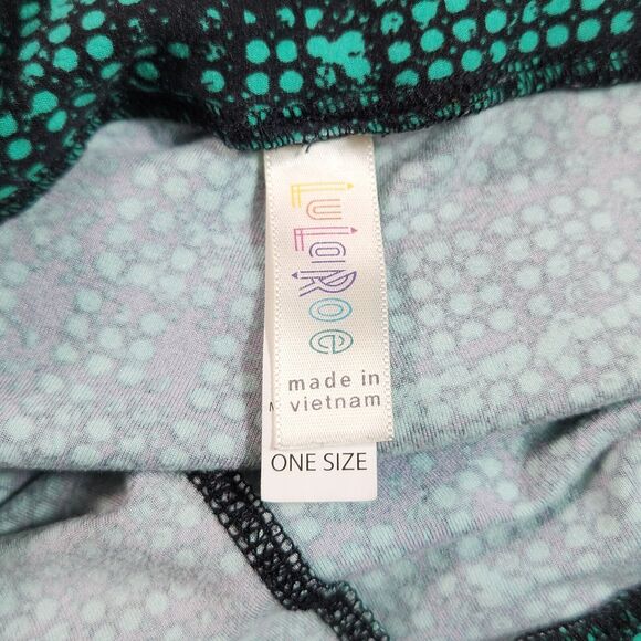 2 Pack LulaRoe Leggings High Rise Ankle Length Muti Print Womens One Size - Picture 11 of 12